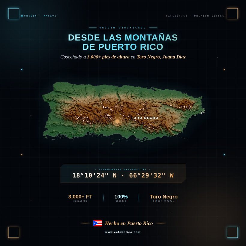 Café de origen Puerto Rico