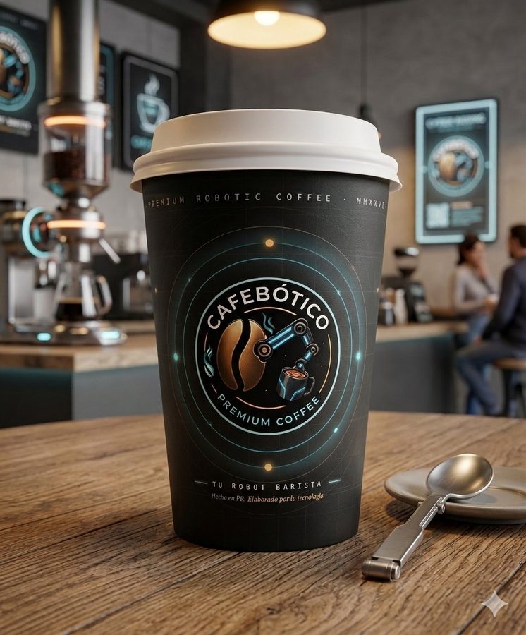 Experiencia Cafébótico café y tecnología
