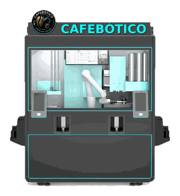 Cafébótico máquina robot barista