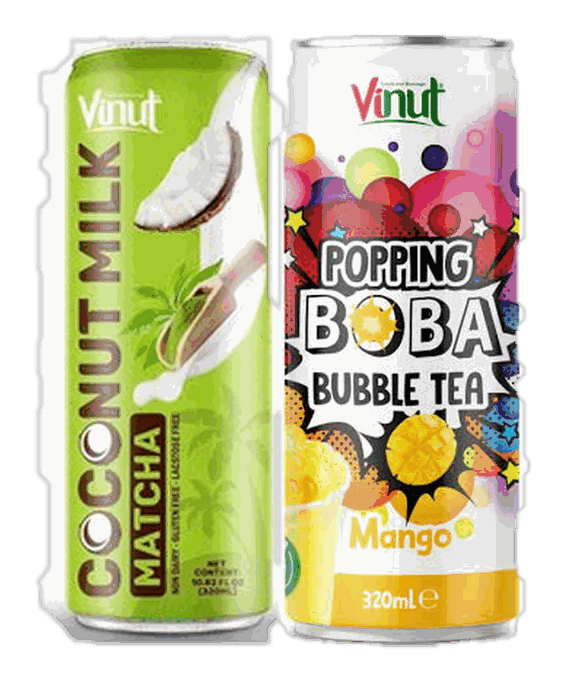 Vinut Coconut Milk Matcha y Popping Boba